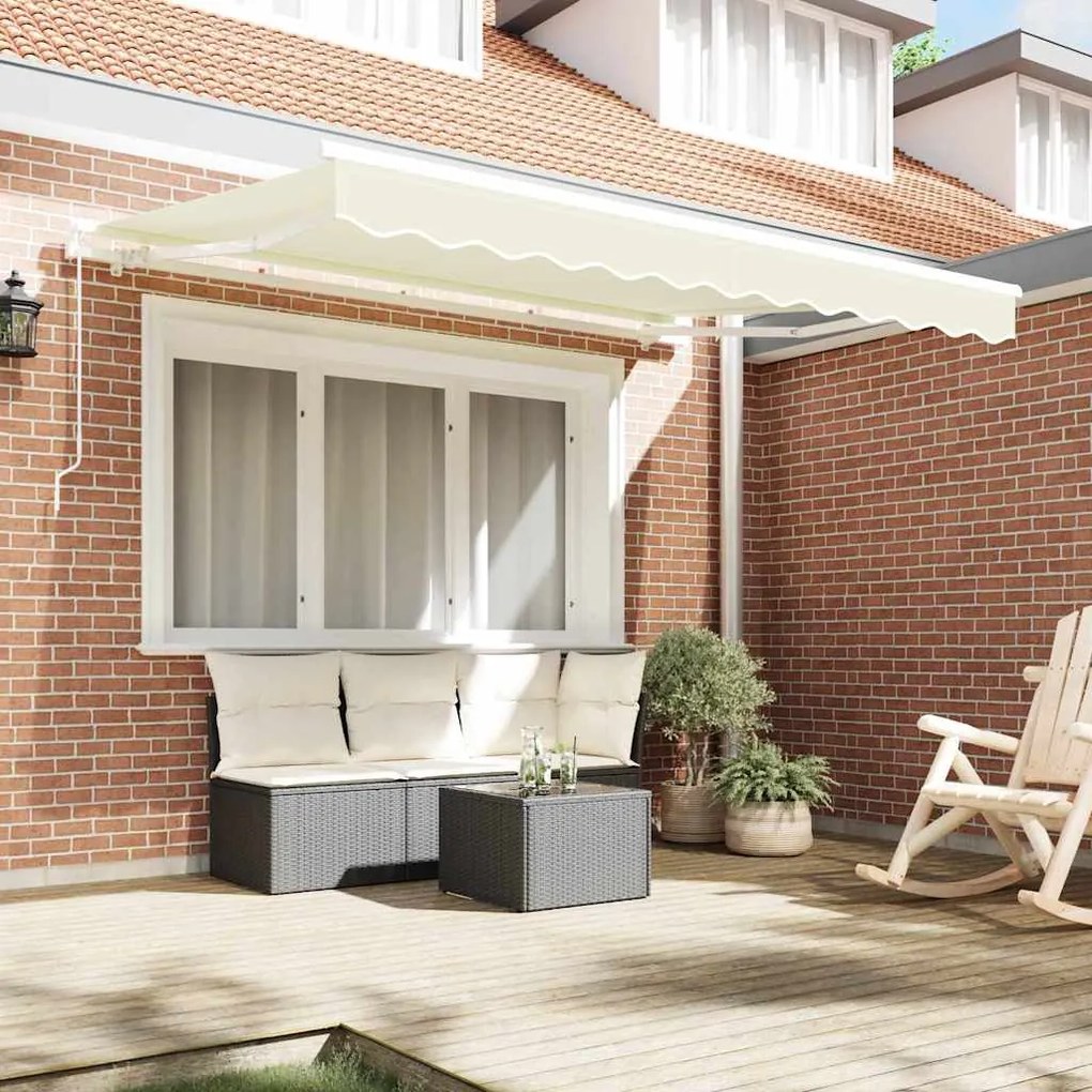 Tecido de Toldo Substituto para Estrutura de 2.5x2 m em Creme