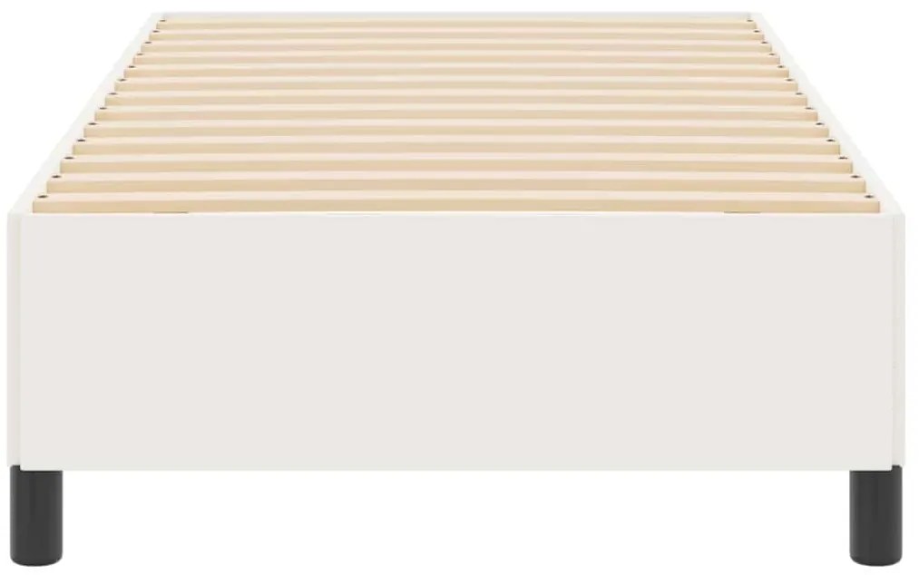 Estrutura da Cama vidaXL Creme 90x190 cm Tecido de Corduroy