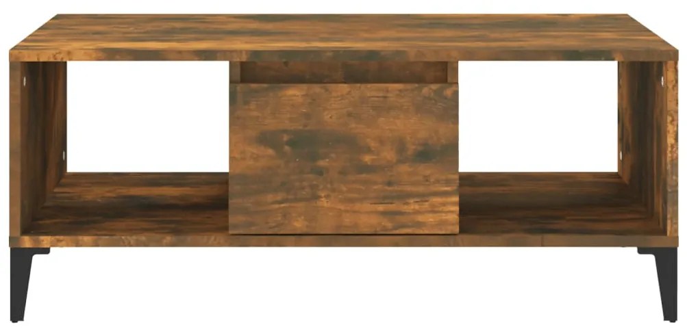 Mesa de centro 90x50x36,5 cm derivados madeira carvalho fumado
