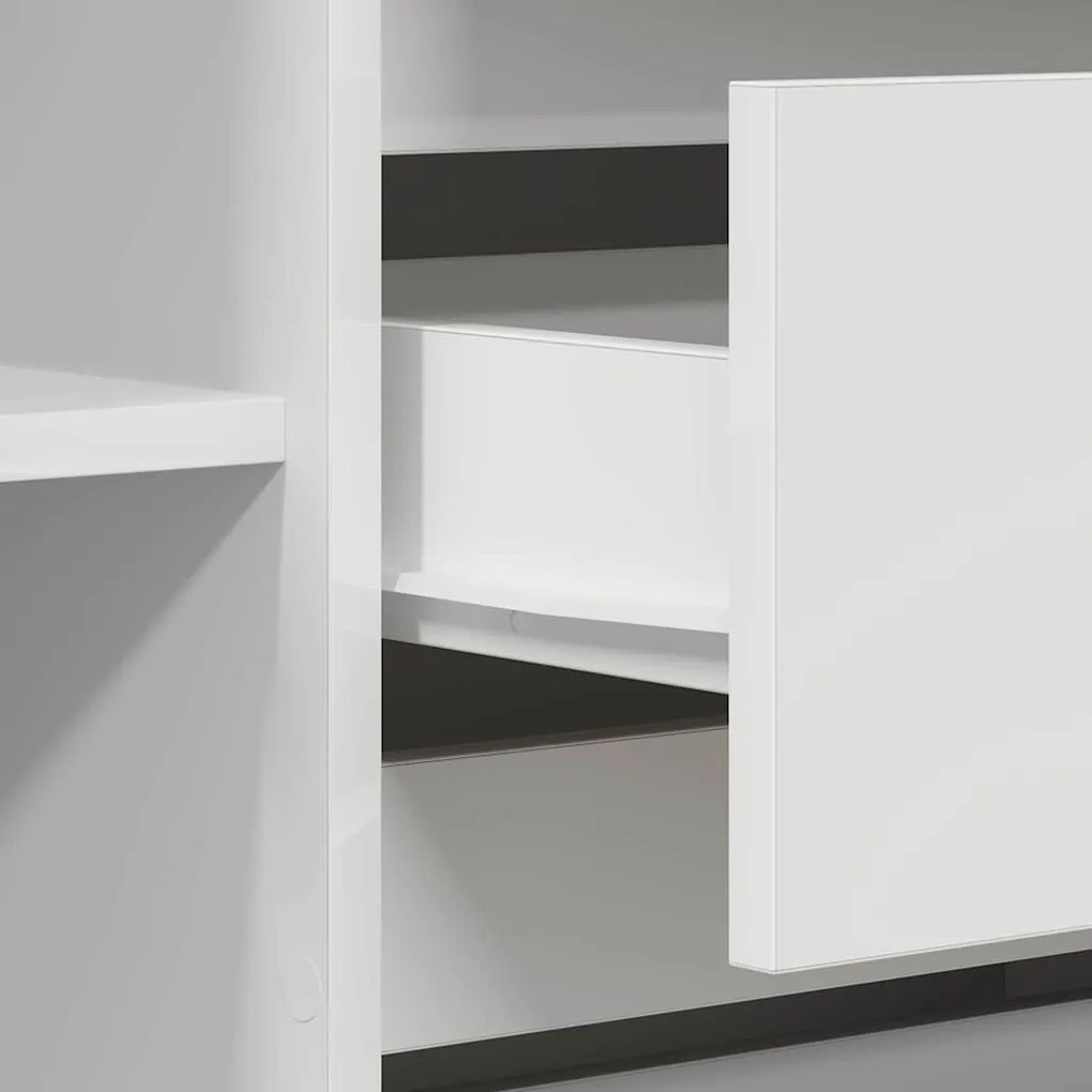 Sideboard Branco 120x41x75 cm Madeira de Engenharia