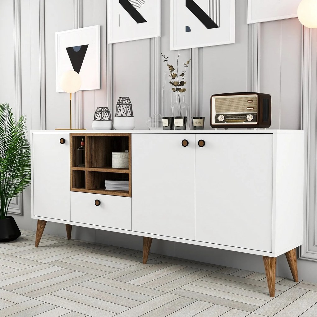 Console Napoli – Branco – 180 cm x 81 cm x 35 cm