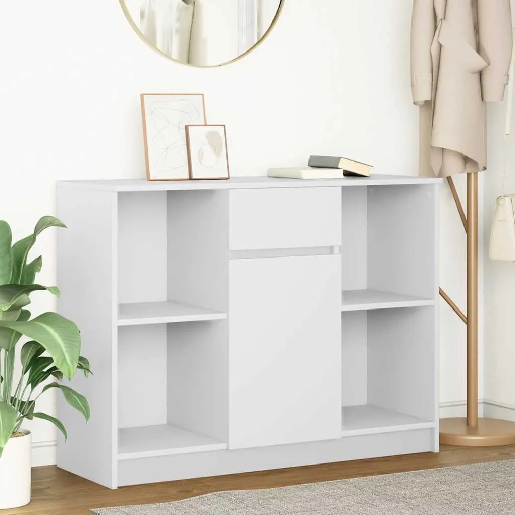 Aparador c/ gaveta 101x35x76 cm derivados de madeira branco
