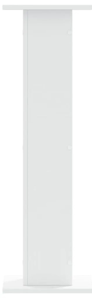 Suportes p/ plantas 2 pcs 30x30x95 cm derivados madeira branco