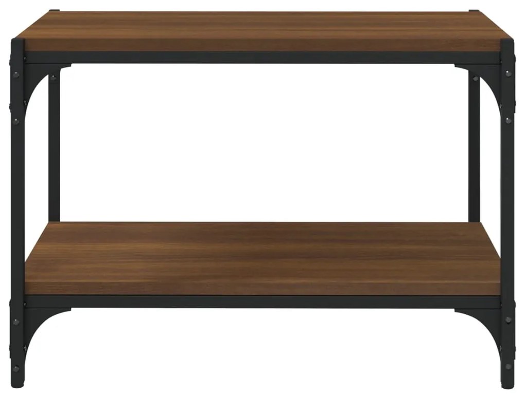 Móvel de TV 60x33x41 cm derivados madeira/aço carvalho castanho