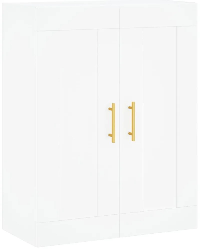 Móveis de parede 2 pcs derivados de madeira branco