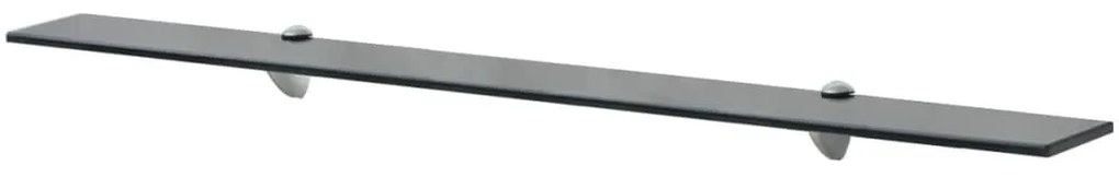 Prateleiras flutuantes 2 pcs vidro 100x20 cm 8 mm