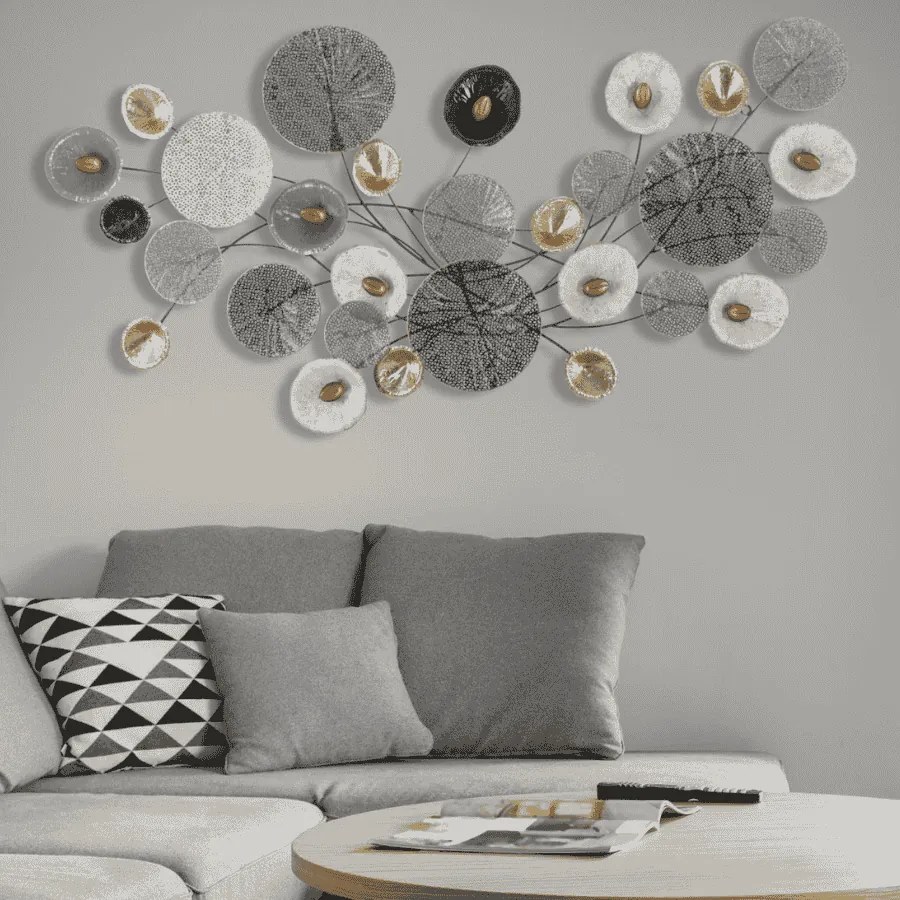 PAINEL DE FERRO 3D CM 135X7,5X69 CORES MISTURADAS