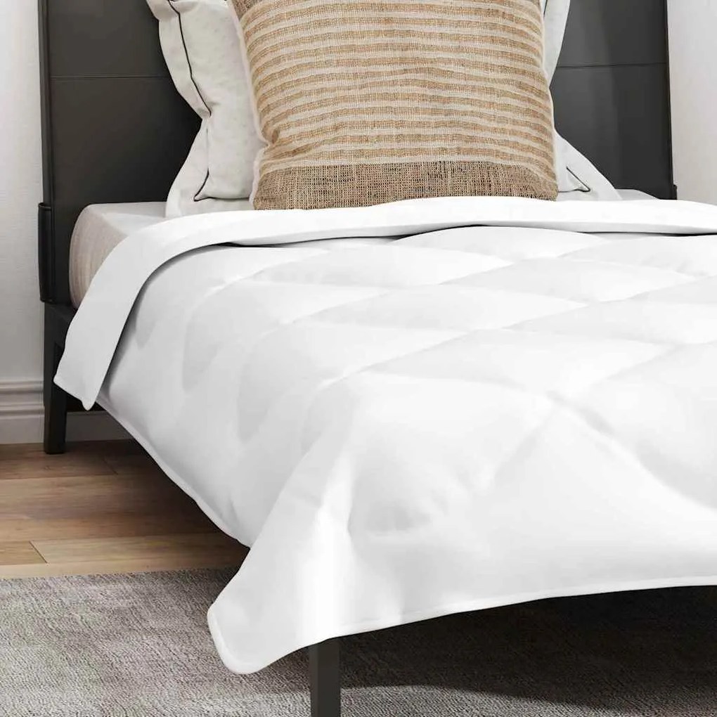 Duvet para Todas as Estações Branco 140 x 220 cm Microfibra