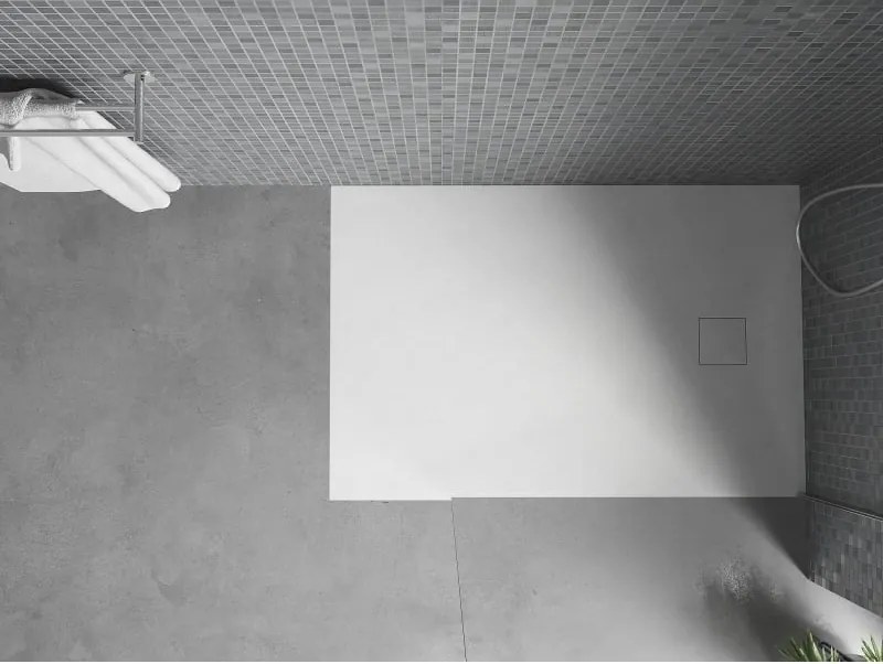 Mexen Bert base de duche retangular SMC 90 x 80 cm, branco - 4K108090