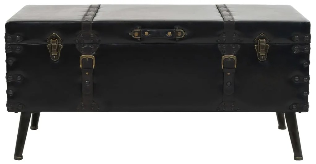 Mesa de centro em MDF e aço 102x51x48 cm