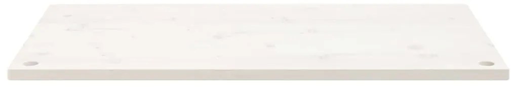 Tampo de secretária 100x50x2,5 cm pinho maciço branco