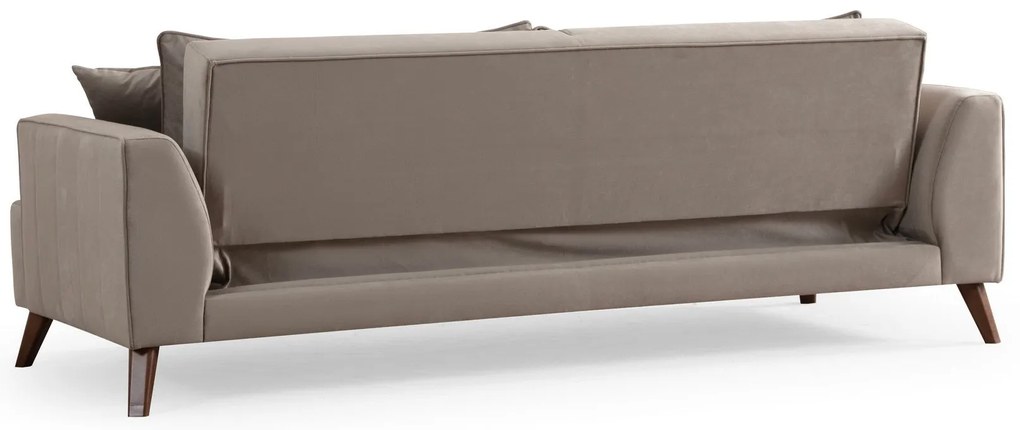 **** Sofá de 3 Lugares Buhara – Cinzento Claro – 100x78x220 cm
**
