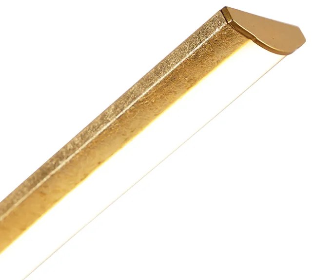 Candeeiro de mesa design dourado 38,5 cm com LED e dimmer - Belinda Design