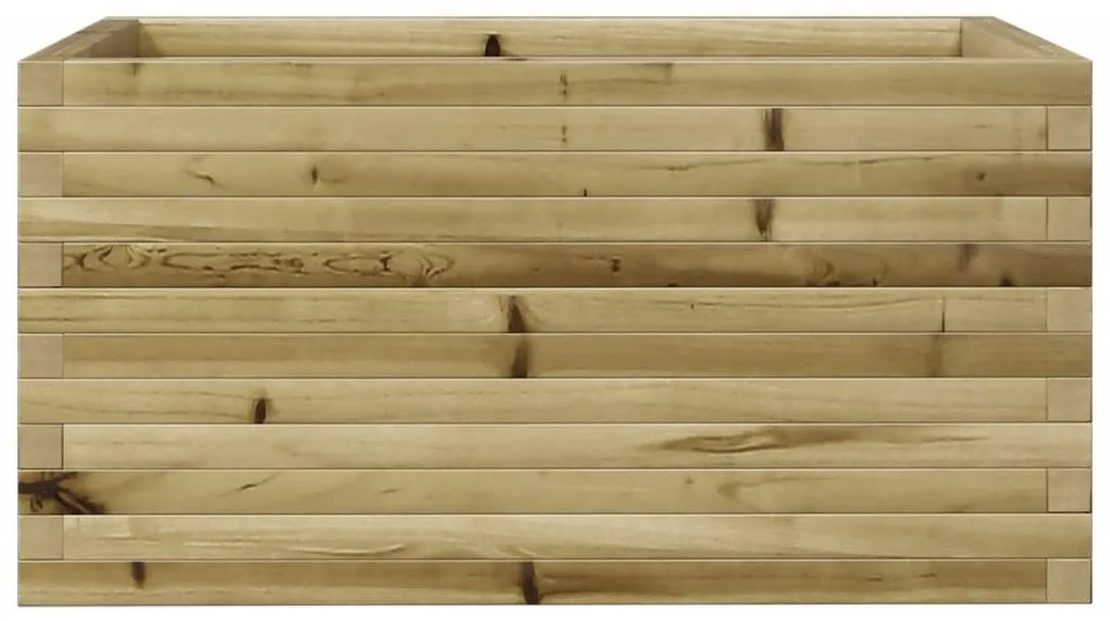 Vaso/floreira jardim 90x60x45,5 cm madeira de pinho impregnada