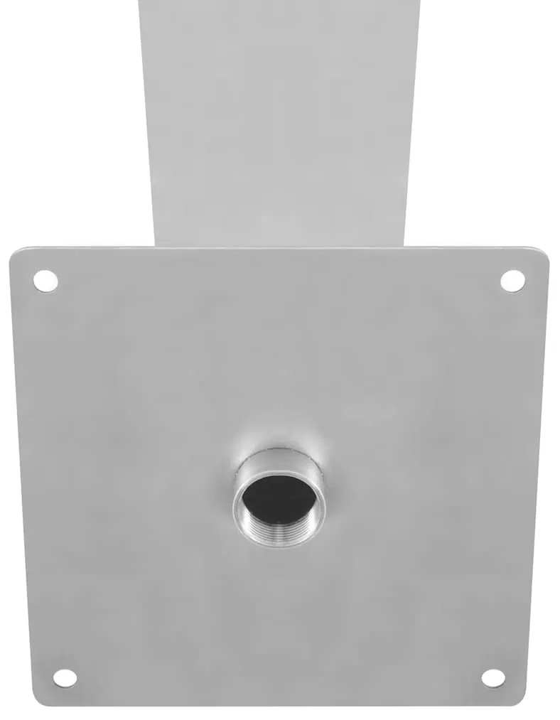 Fonte para piscina aço inoxidável 64x30x52 cm prateado