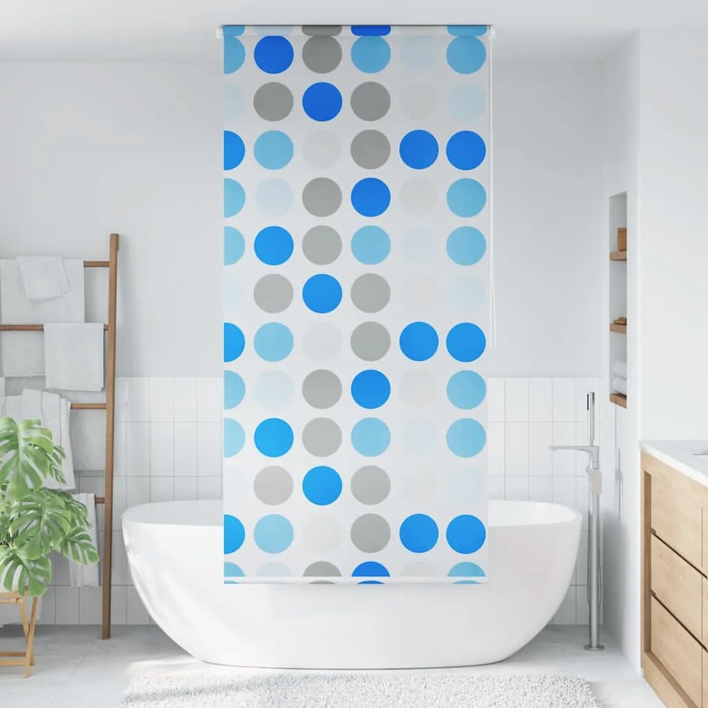 Estore de rolo para o duche 120x240 cm círculos