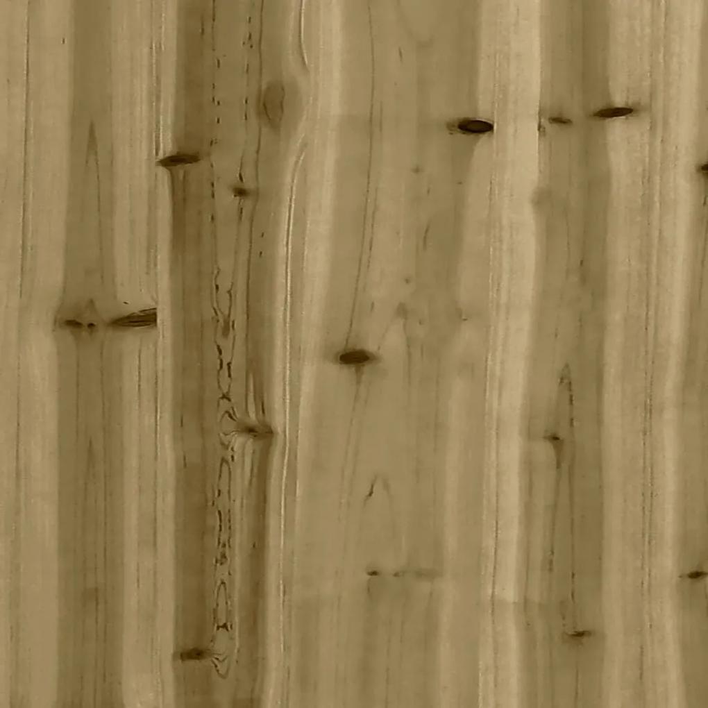 Sofá de canto p/ jardim 70x70x67 cm madeira de pinho impregnada