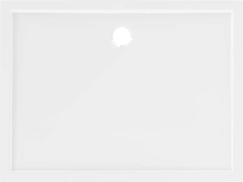 Mexen Flow base de duche retangular slim 90 x 85 cm, branco brilho - 46R108590