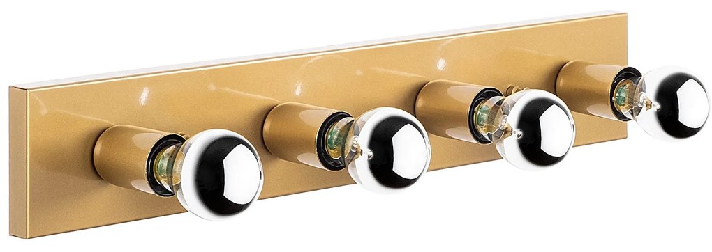 Aplique de Parede Mirro – Dourado – 10 x 10 x 60 cm