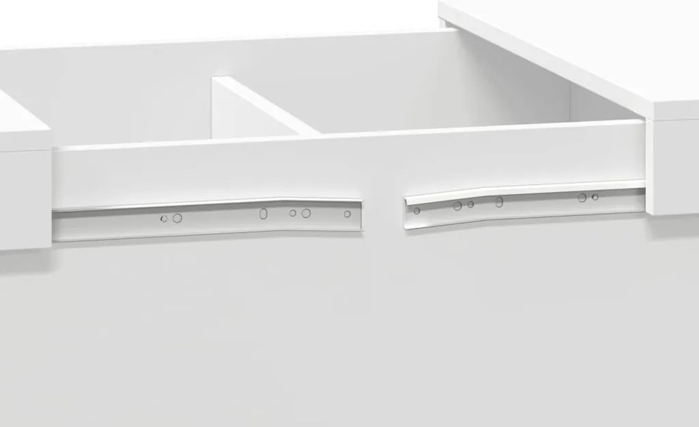Mesa de centro 100x55x40 cm derivados de madeira branco