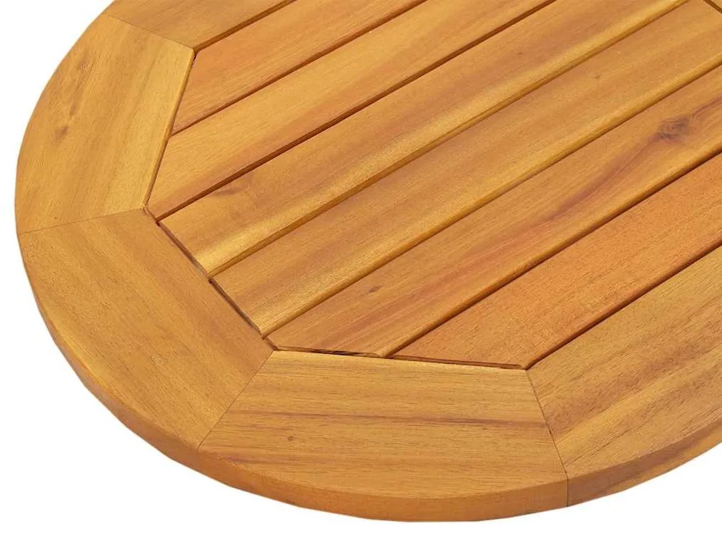 Tampo de Mesa 80x40x2,2 cm Oval de Madeira Sólida de Acácia