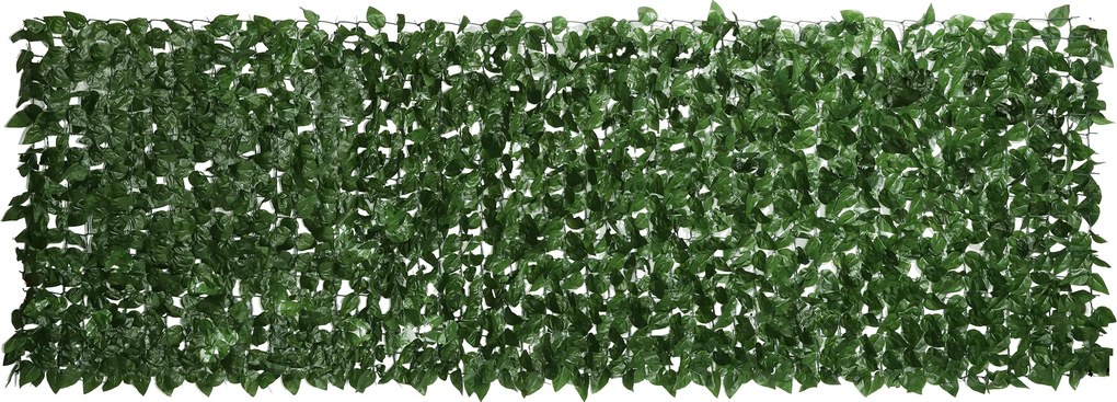 Sebe artificial para proteção visual, decoração, rolo de 3 m de comprimento x 1 m de altura, folhagem realista de faia, proteção UV, folhas de seda, v