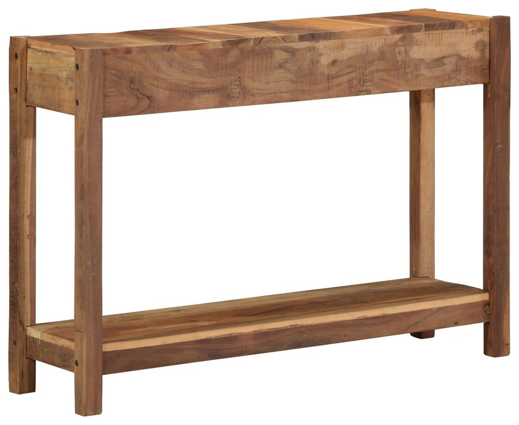 Mesa de Console 107x33x76 cm Madeira Recuperada