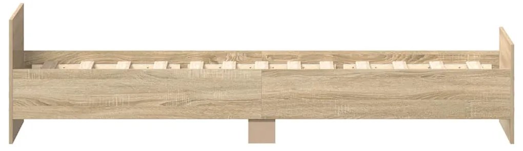Estrutura cama s/ colchão derivados de madeira carvalho sonoma
