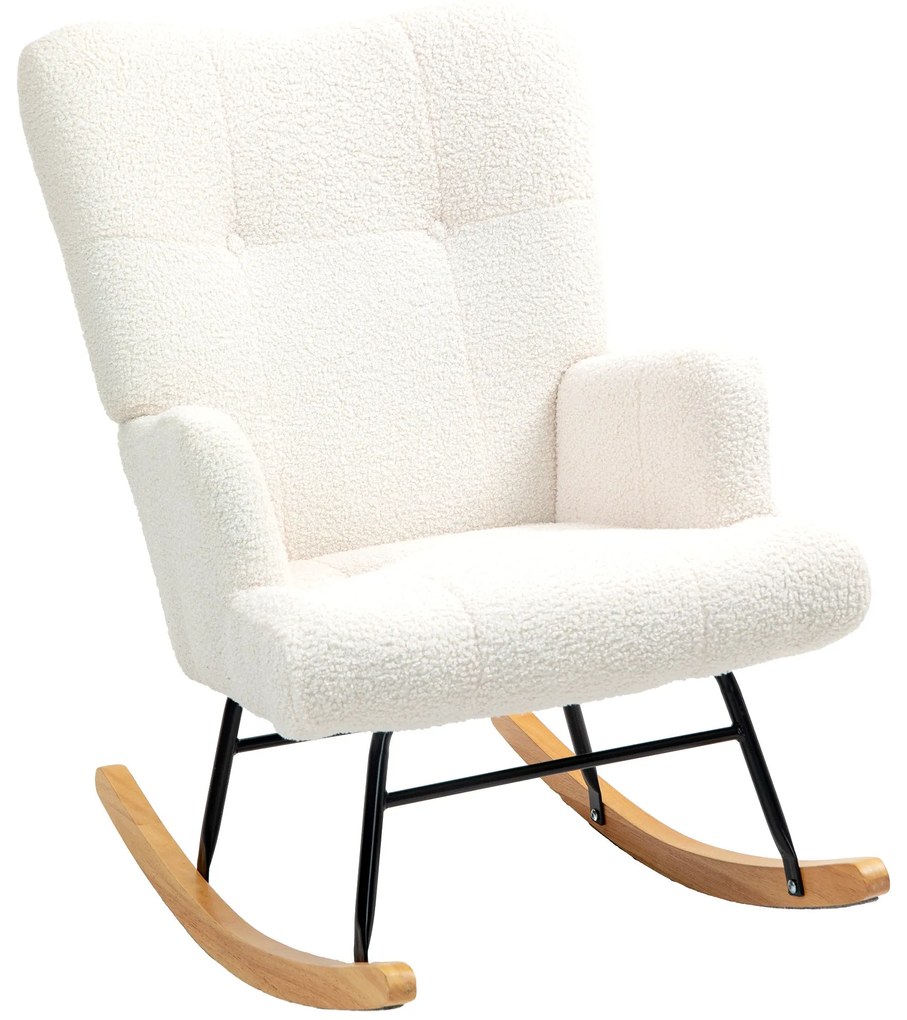 Poltrona Baloiço Cozy -Base de Madeira de Borracha - Carga 120 kg - 6