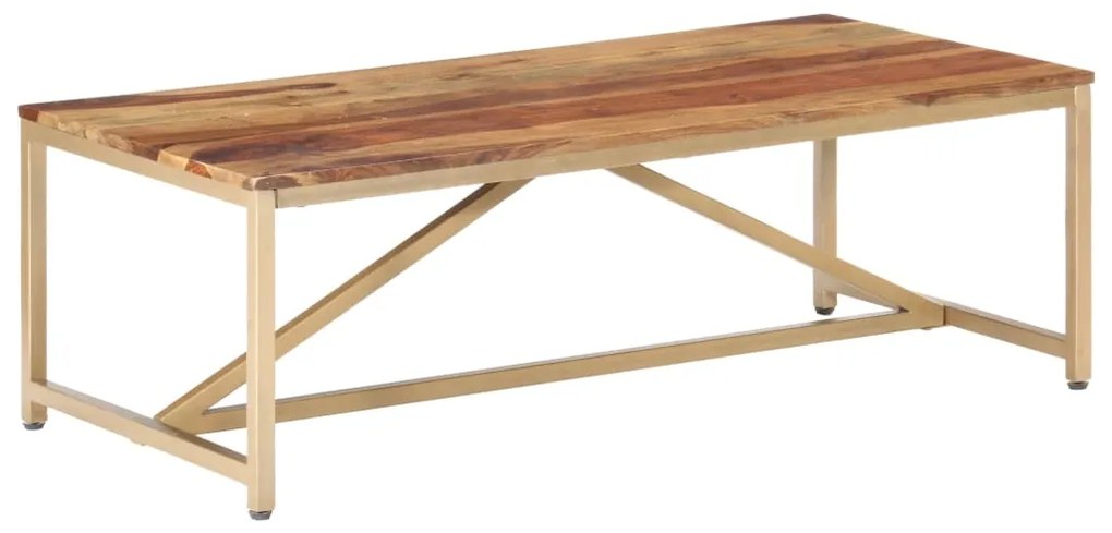 Mesa de centro 120x60x40 cm madeira maciça