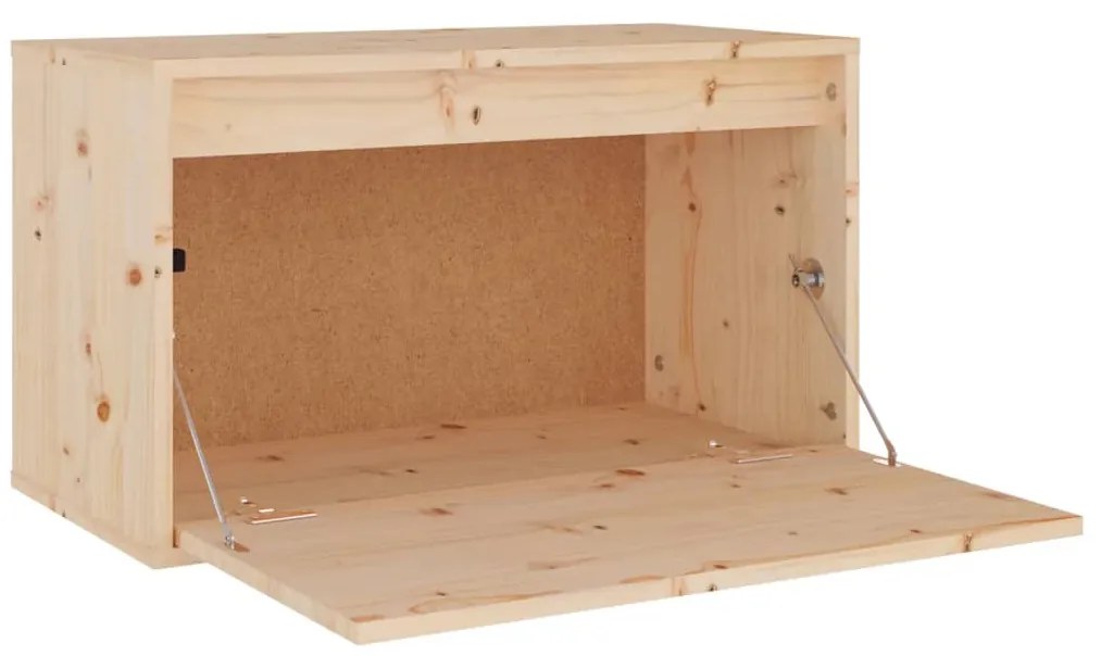 Armário de parede 60x30x35 cm madeira de pinho maciça