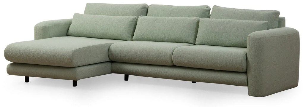 Sofá de Canto Lily – Verde – 290 x 165 cm