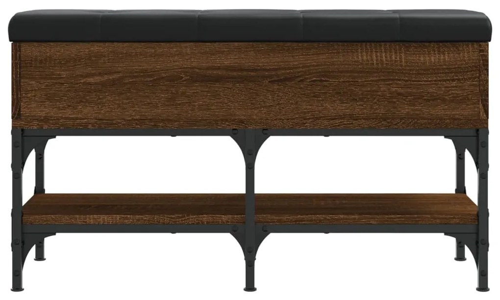 Banco sapateira 82x32x45 cm derivados madeira carvalho castanho