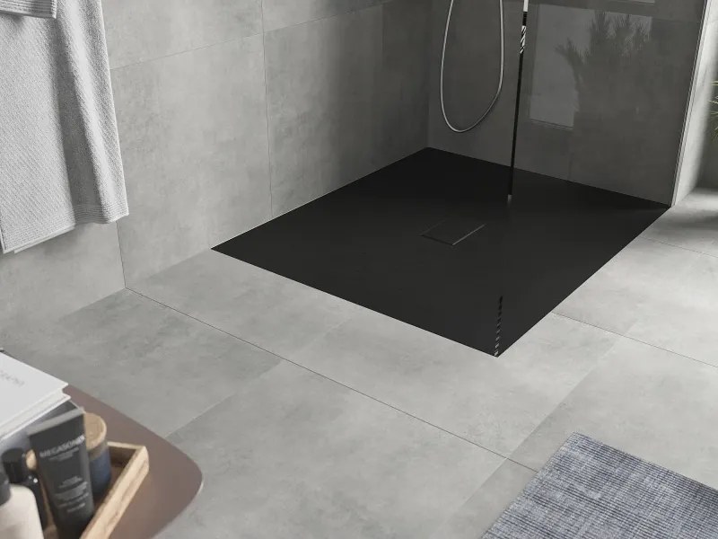 Mexen Hugo base de duche retangular SMC 110 x 100 cm, preta - 42701011