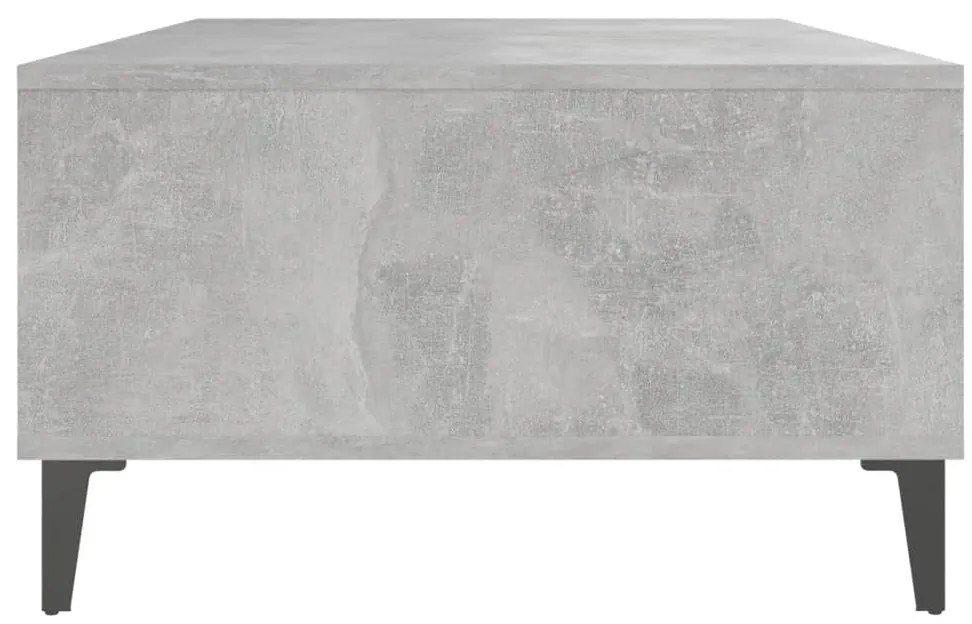 Mesa de centro derivados de madeira cinzento cimento
