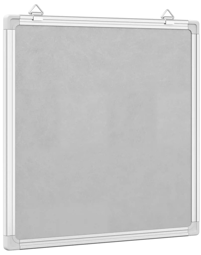 Quadro branco magnético 40x40x1,7 cm alumínio