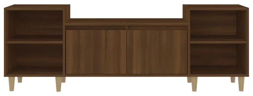 Móvel de TV Malva de 160 cm - Castanho - Design Moderno