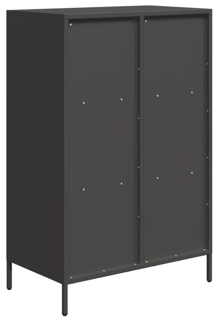 Móvel alto 68x39x103,5 cm aço preto