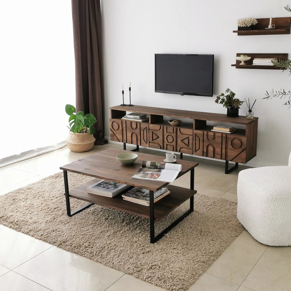 Unidade de TV Aristo – Nogueira – 170x40x30 cm