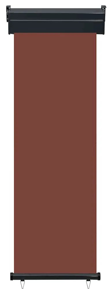 Toldo lateral para varanda 60x250 cm castanho
