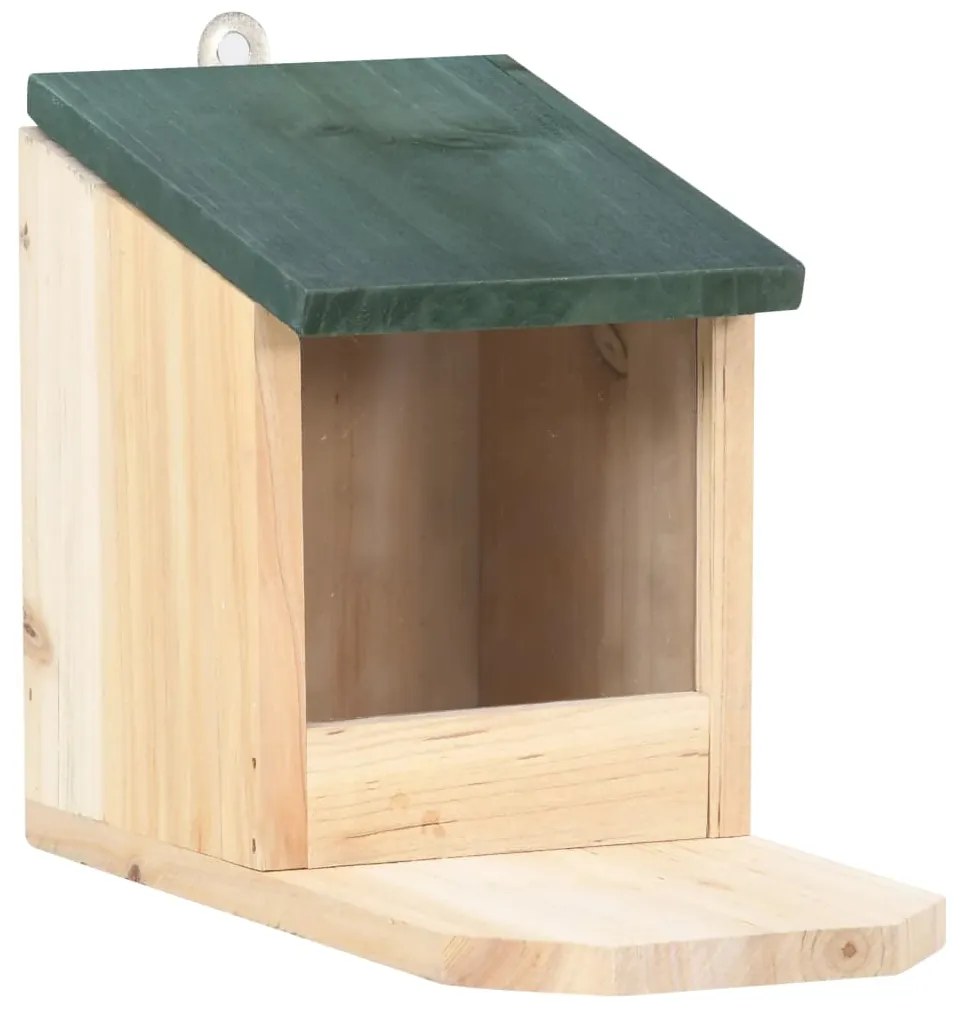 Casas para esquilos 4 pcs madeira de abeto