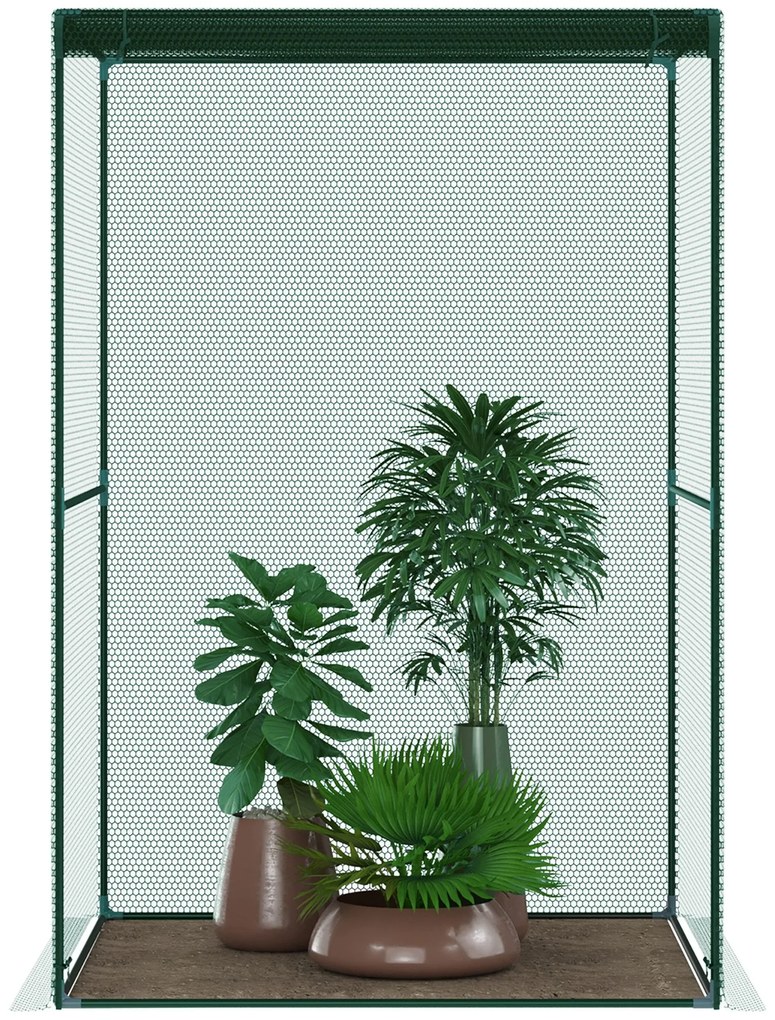 Estufa para Cultivo Estufa para Plantas com Porta Enrolável e Estrutur
