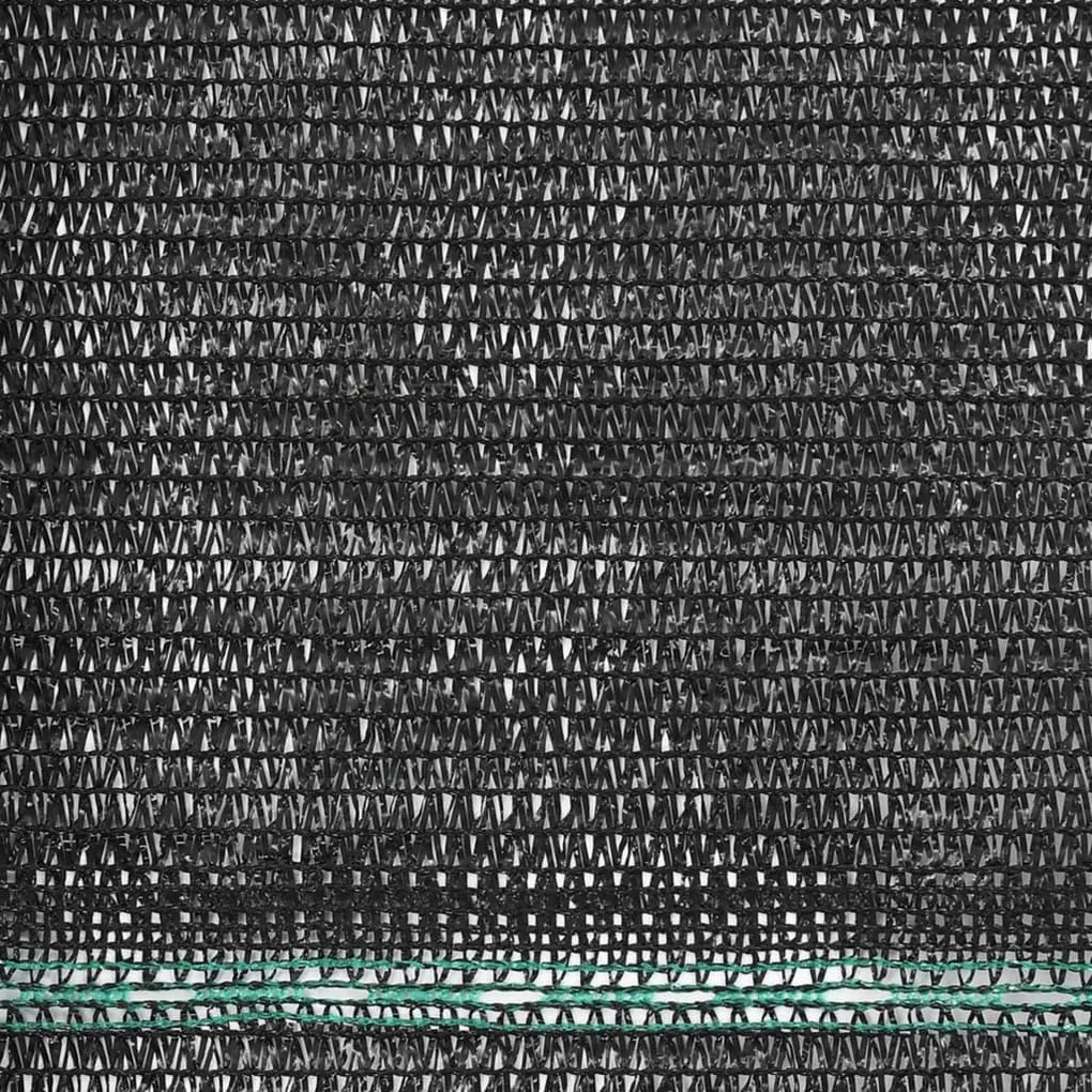 Rede de ténis PEAD 1,2x25 m preto