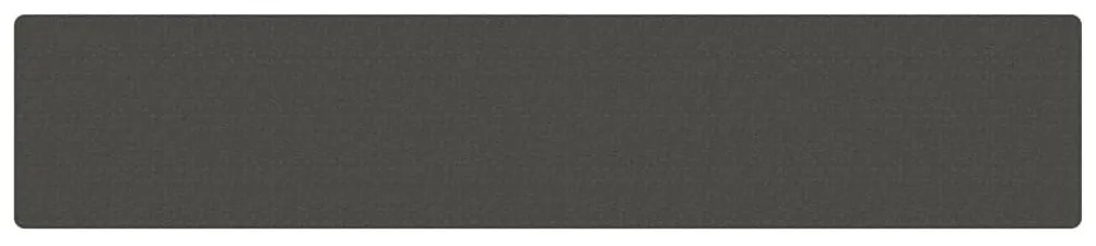 Tapete/passadeira 80x400 cm aspeto sisal antracite