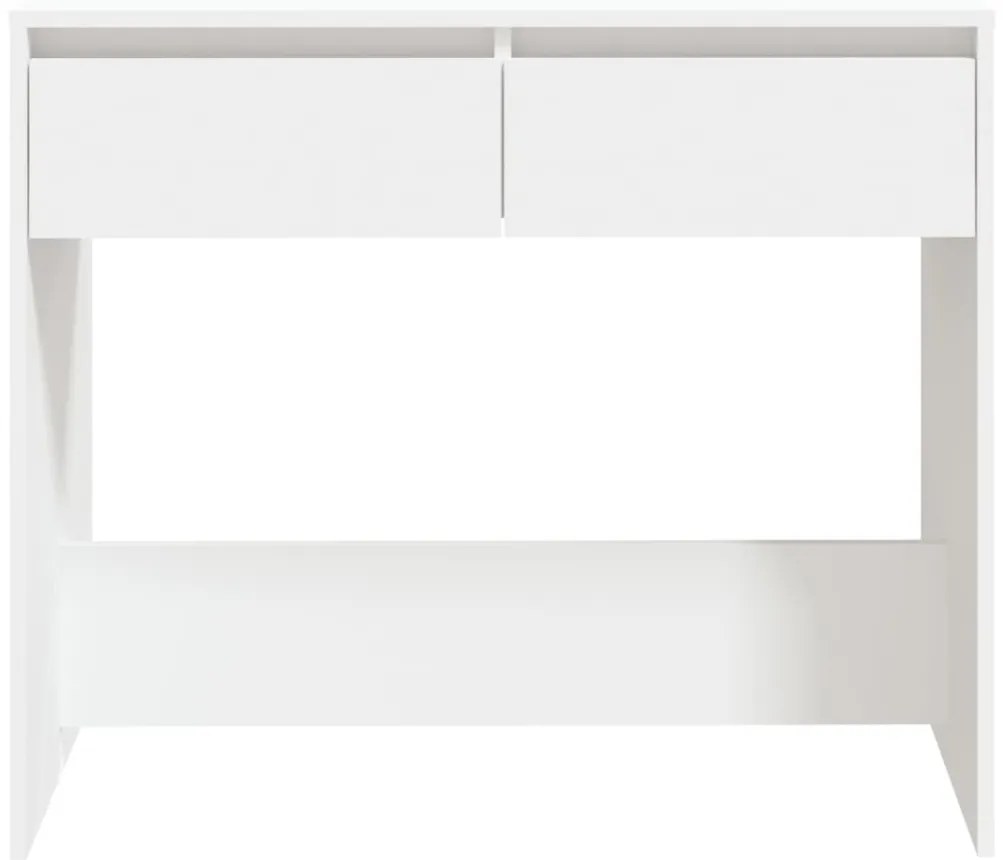 Mesa consola 89x41x76,5 cm derivados de madeira branco