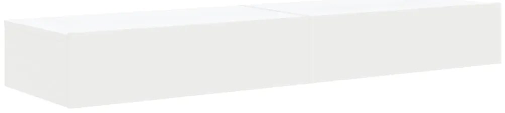 Móveis de TV com luzes LED 2 pcs 60x35x15,5 cm branco