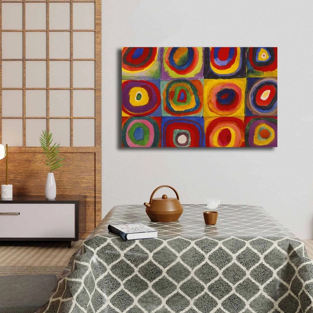 Tela Decorativa 4570KANDINSKY008 – Multicolor – 45 x 70 cm