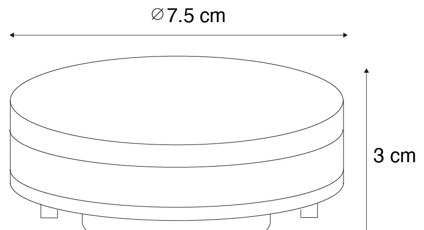 Conjunto de 5 Lâmpadas LED GX53 Dim to Warm de 3 passos 7W 750 lm 2700K-4000K