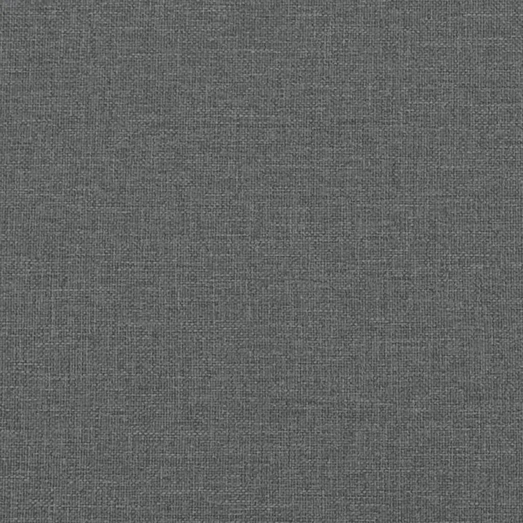 Sofá de 3 Lugares Chloé - Em Tecido - Cor Cinzento  Escuro - 198x77x80