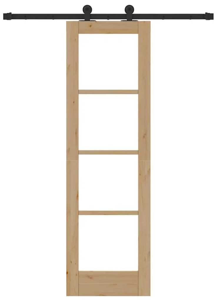 Porta Deslizante vidaXL com Conjunto de Ferragens "ORKDAL" 61x198.5 cm